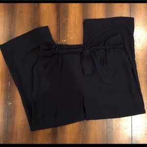 Loft Navy Wide leg pants